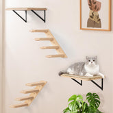 PELUMOZ estanterias gato pared 2 piezas descanso seguro para felinos