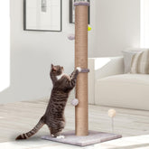 PelúomoZ poste rascador de sisal natural para gatos, ideal para afilar uñas.