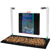 Penn-Plax Undergravel: placas 9,5x9,5 para acuario de 10 galones con filtración eficiente.