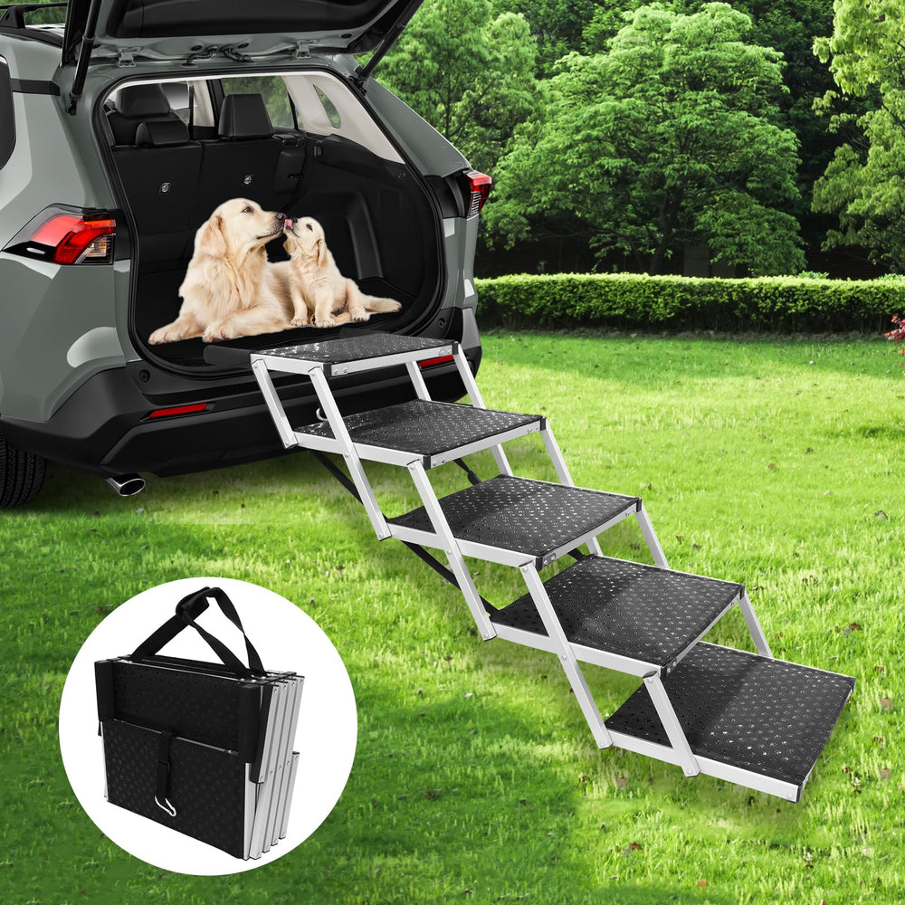 PENSUN escaleras para perros con superficie antideslizante para subir con seguridad.