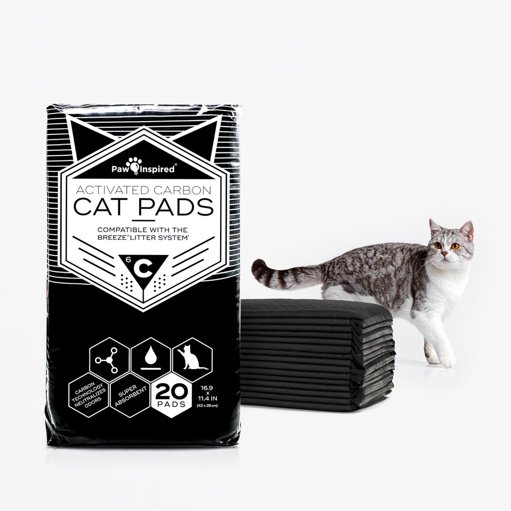 Peritas almohadillas para gato patitas inspiradas, caja limpia y ordenada.