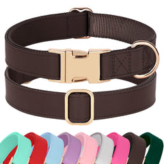 Collar PET ARTIST cuero PU con colores brillantes para personalizar la apariencia de tu perro