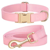 Collar PET ARTIST PU suave en Rosa, ideal para paseos diarios