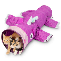Pet Craft Supply Magic Mewnicorn: túnel grande para explorar y jugar