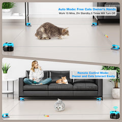 Pet Deluxe Juguete Gato Batería Recargable ofrece horas de juego