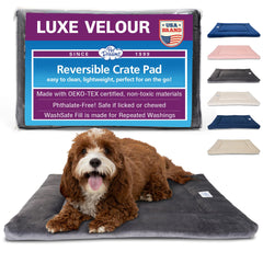 Pet Dreams almohadilla jaula lavable para perros, comodidad duradera.