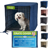 Pet Dreams cubierta transpirable para jaula de perro mejora la ventilación.