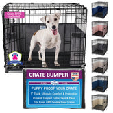 Protector Pet Dreams para jaula con frente y doble puerta, ajuste universal.