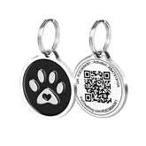 Etiqueta QR de Pet Dwelling para perros y gatos, acceso rápido sin app.