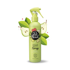Pet Head desodorante para cachorros con aroma a pera, aporta frescura diaria al pelaje.
