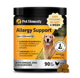 Pet Honesty: empaque práctico para uso diario de la alergia y comezón en perros.