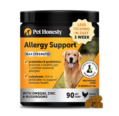Pet Honesty: empaque práctico para uso diario de la alergia y comezón en perros.