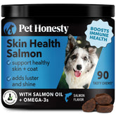 Pet Honesty masticables salmón en paquete para la piel