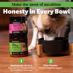 Pet Honesty - mezcla sobre comida de perro: topper sabroso para la digestión