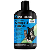 Pet Honesty Omega 3: bote-derrame con aceite puro para pelaje brillante.