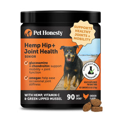 Pet Honesty Senior envase de movilidad para perros mayores.