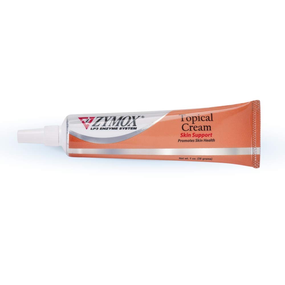 ZYMOX de Pet King Brands crema local para perros y gatos; alivio suave de irritaciones cutáneas.