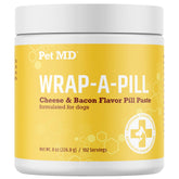 Pet MD Wrap pasta para pastillas queso y tocino 8oz facilita ocultar medicación