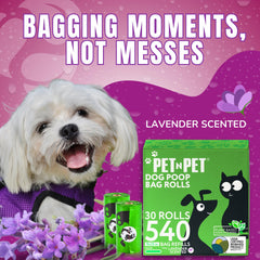 Pet N Pet bolsa basada en planta y PE, menor plástico.