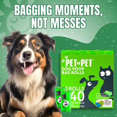 PET N PET bolsas sin olor para uso diario durante paseos y parques