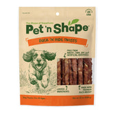 Pet 'n Shape Hide Twists pato envuelto: snack proteico para perros activos