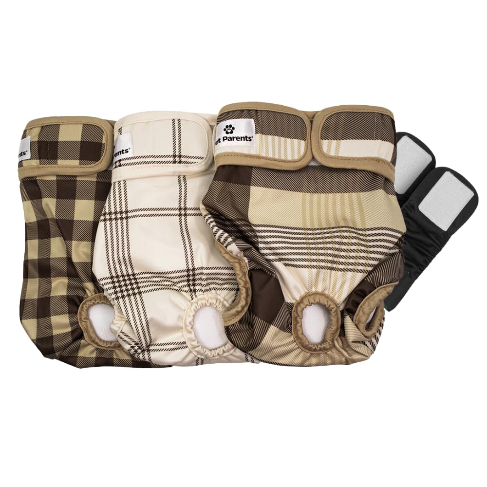 Pet Parents pañales lavables para perro; paquete listo para usar