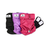 Pañales lavables Pet Parents para perro, pack de tres, ahorro y reutilizabilidad.