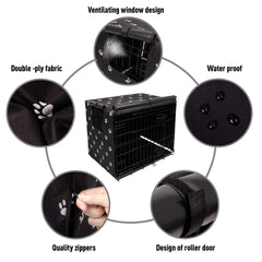 Funda Pet Prime para jaula de alambre de 36 pulgadas instalación rápida