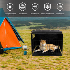 Funda Pet Prime para jaula de alambre de 42 pulgadas con cuatro puertas