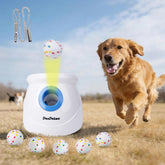 Pet Prime lanzador de pelotas para perros grandes en exterior, para ejercicio