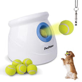 Pet Prime lanzador automático para perros grandes en acción, diversión continua para juego.