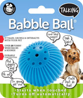 Pet Qwerks Babble Ball: bola interactiva para perro que estimula juego activo y curiosidad.