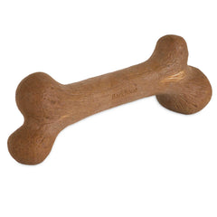 Pet Qwerks Dinosaur BarkBone, hueso-dinosaurio, promueve limpieza dental y diversión para perros.