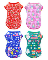 Camiseta navidad roja PET SHOW para perros grandes, ideal para fiestas y fotos festivas