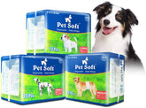 Pañales Pet Soft para perros macho XS en empaque de 72 uds, ideal para viajes y entrenamiento