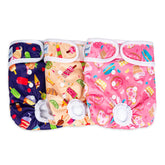 Pet Soft paño femenino para perras con ajuste ergonómico y comodidad.