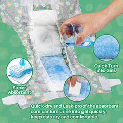 Pañales Pet Soft capa externa transpirable para uso diario.