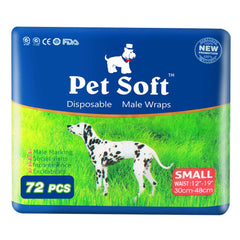 Pañales absorbentes Pet Soft con absorción rápida para entrenar.