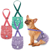 Pet Soft panales para perros femeninos con suspensor, talla pequeña, ajuste cómodo