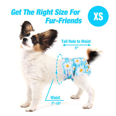 Pañales Pet Soft para perras florales, talla m, reutilizables y prácticos
