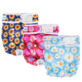 Pet Soft pañales para perros femeninos flores XL con ajuste cómodo para uso diario.