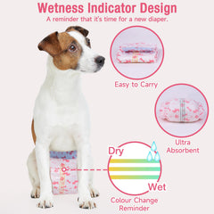 Pet Soft pañales absorbentes ultra para evitar fugas.