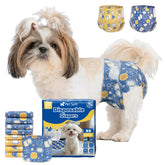 Panales Pet Soft para perro talla XS con diseños mixtos, ajuste cómodo.