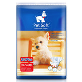 Pañales Pet Soft XXSmall con ajuste cómodo para perros muy pequeños.