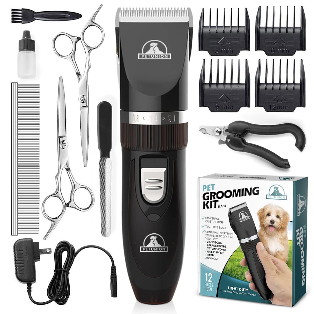 Pet Union kit profesional para perros: formato inalámbrico para cortes suaves y cómodos