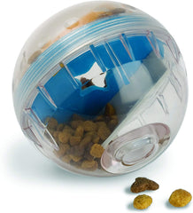 Pet Zone IQ Ball frente, bola educativa para estimulación mental.