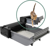 Pet Zone caja de arena con sistema de rastrillado inteligente para limpieza rápida
