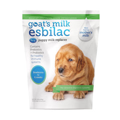 PetAg Esbilac Leche de Cabra en Polvo, envase de 5 libras, beneficio para cachorros con digestión sensible.