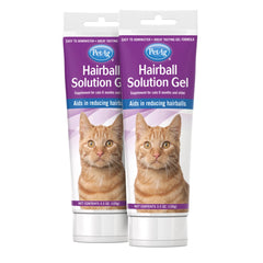 PetAg Gel de solución para bolas de pelo en gatos, frascos dos, fácil de usar en rutina diaria.