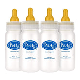 Botella PetAg Nurser de 4 onzas para uso diario con control de porciones.